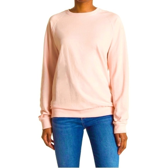 Trunks Surf & Swim Co. - Terry Knit Crew Neck Sweater Pastel Pink - Picture 1 of 2